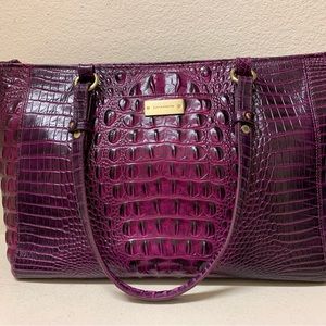 Brahmin Dark Iris  Med Asher Handbag